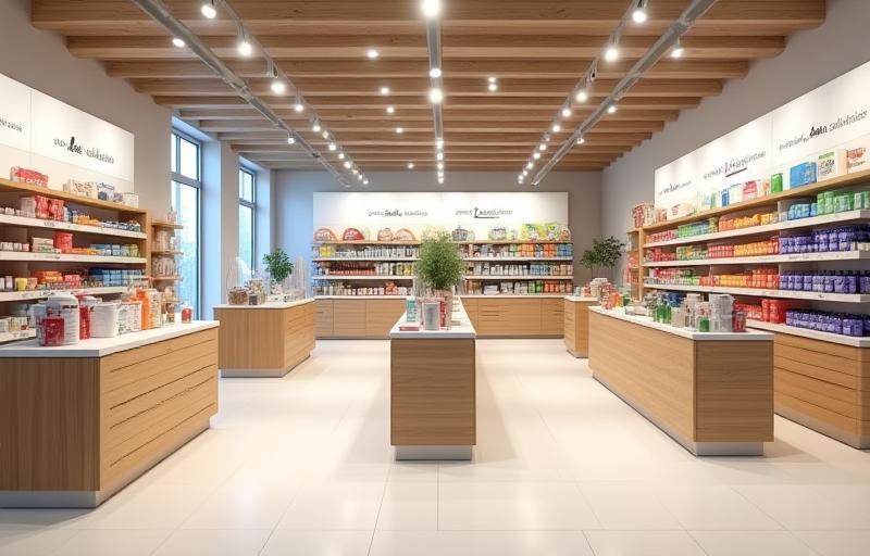 Interior view of Mondo Animale Italia store in Milan